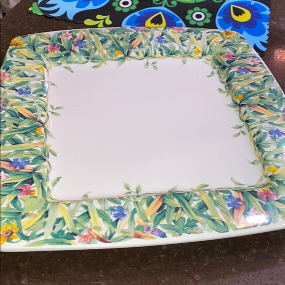 Beautiful square plate made in Italy - Picture 4 of 5